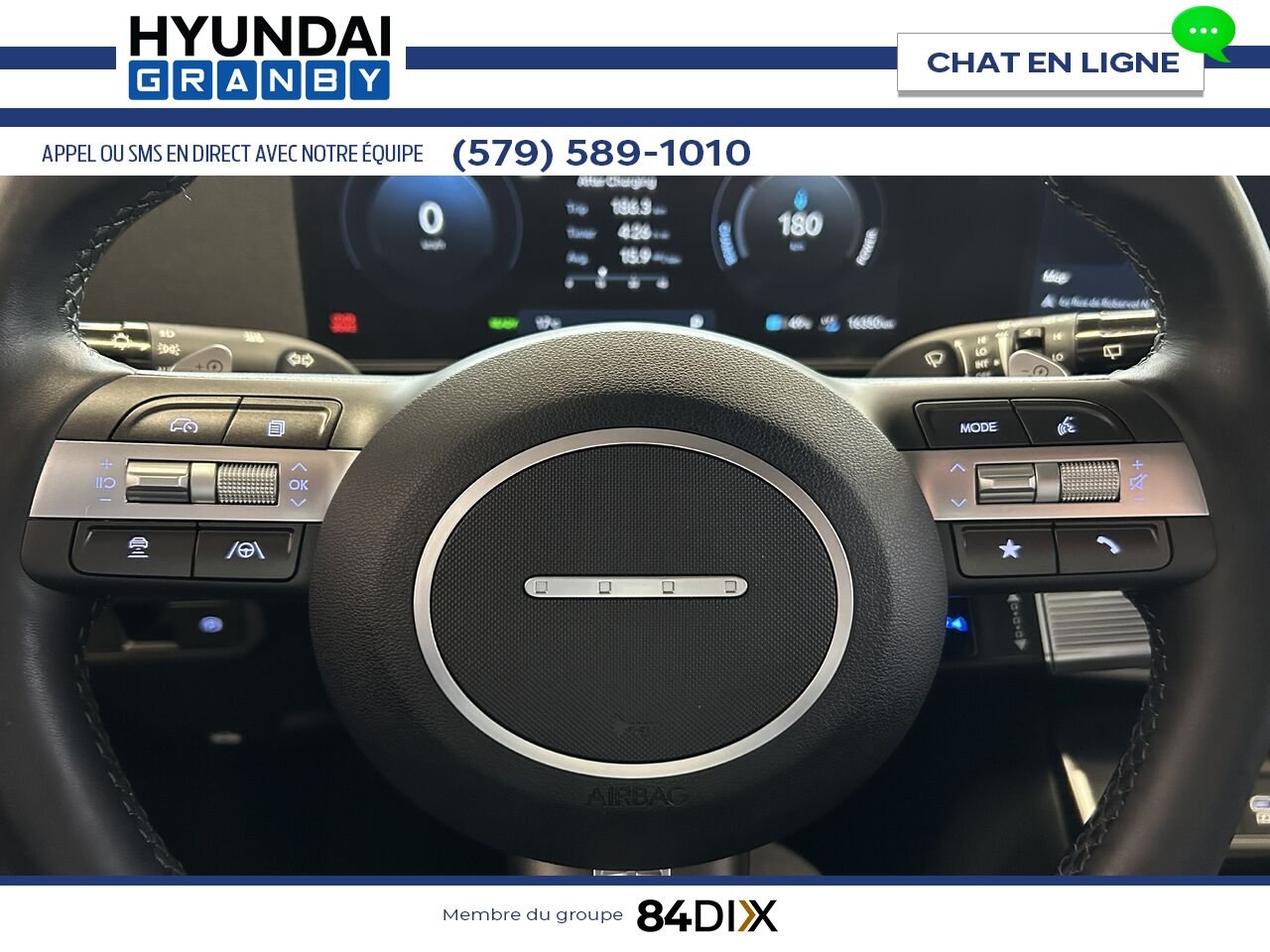 Hyundai Kona électrique 2025 Bleu Granby - photo #13