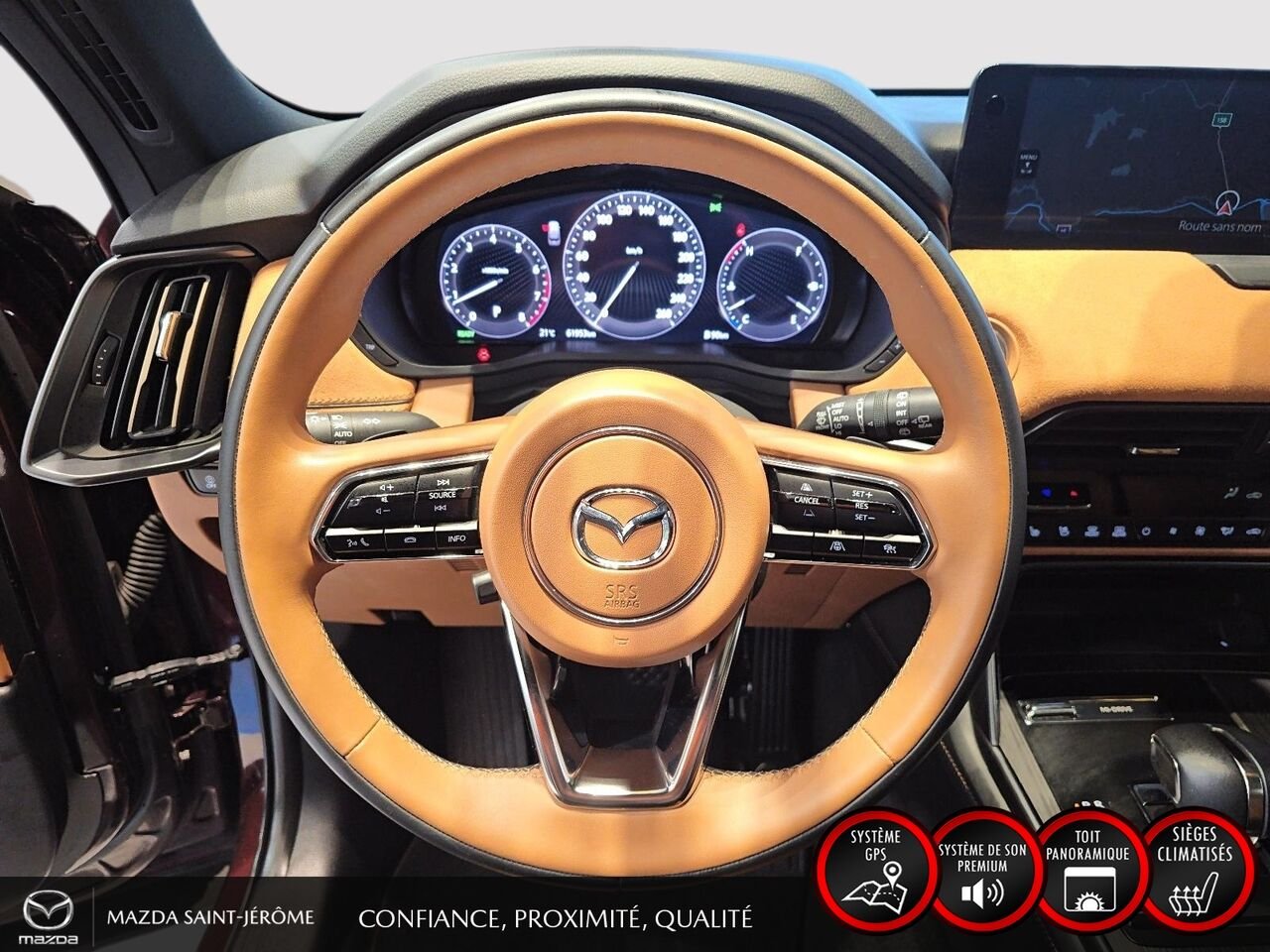 2024 Mazda CX-90 hybride léger Red Sainte-Agathe-des-Monts - photo #13