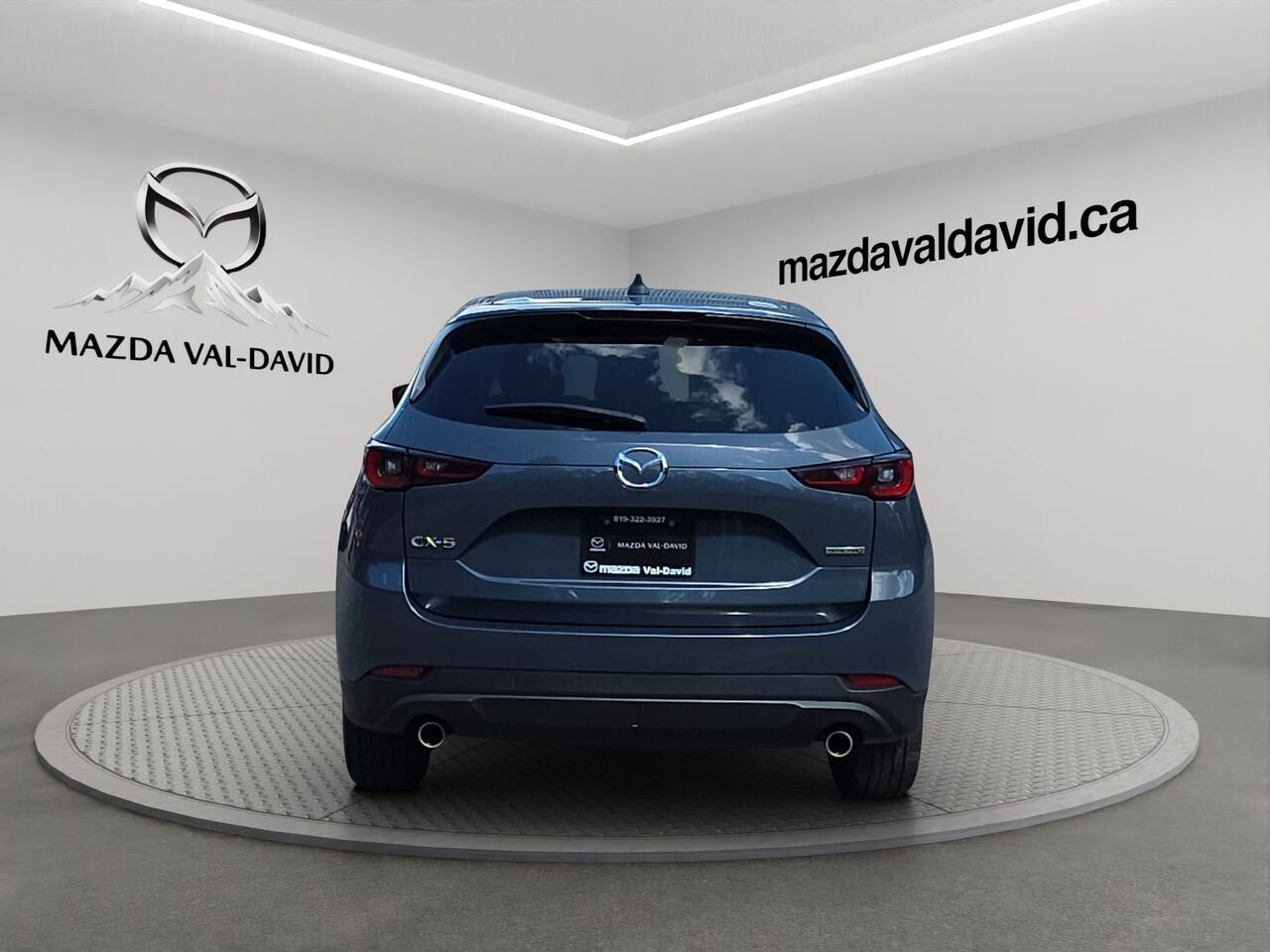 Mazda CX-5 GS AWD, automatique, toit ouvrant, sièges chauffants, volant chauffant, Apple CarPlay, navigation, 2022 Gris Val-David - photo #21