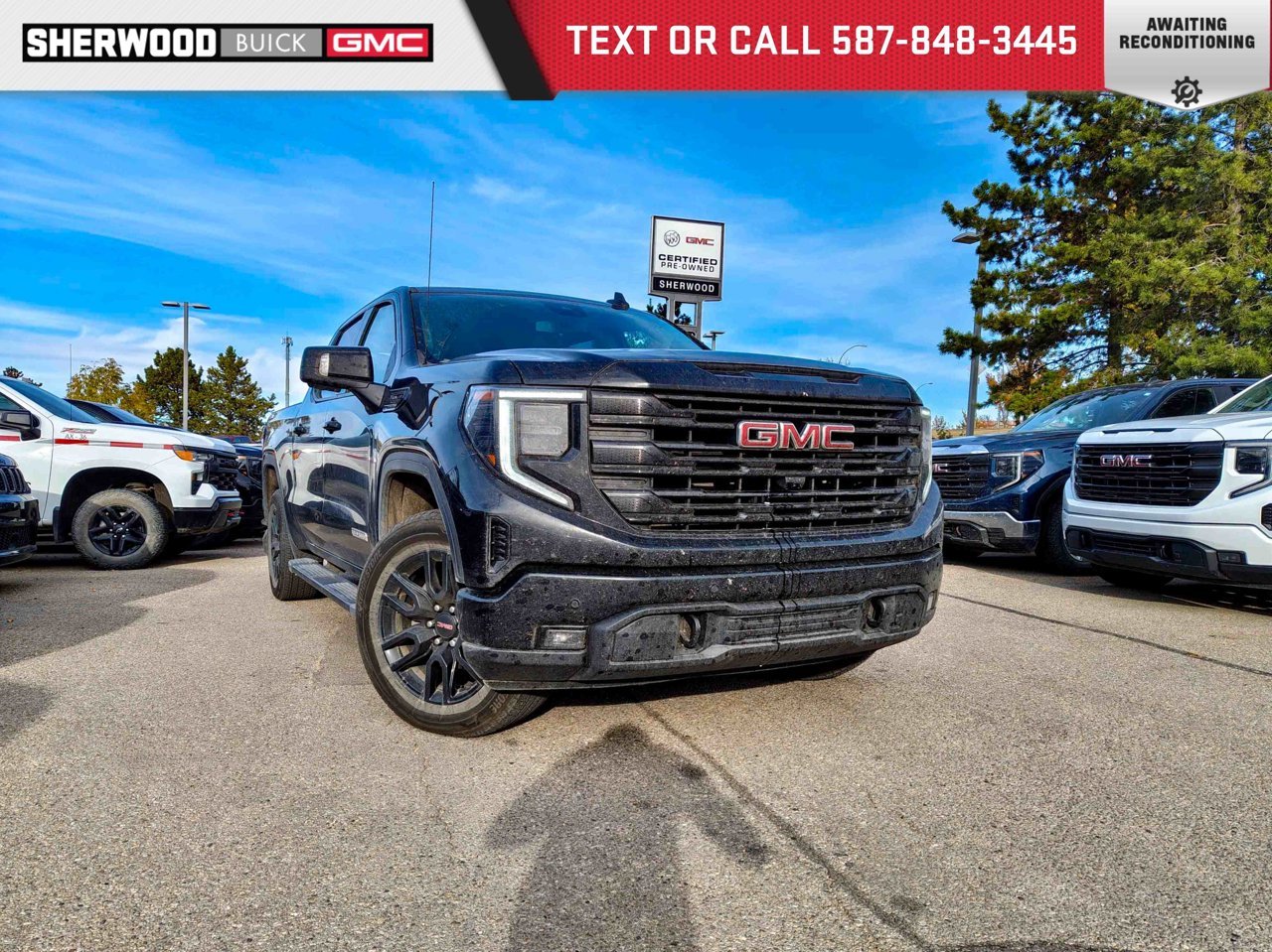 2024 GMC Sierra 1500 4WD Crew Cab 147 Elevation Black Sherwood Park - photo #0