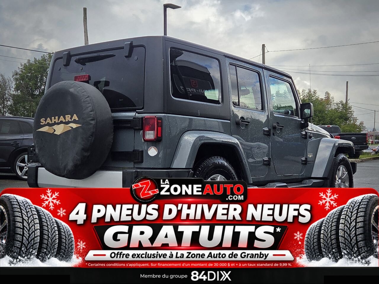 Jeep Wrangler Unlimited Sahara 2015 Gris Granby - photo #6
