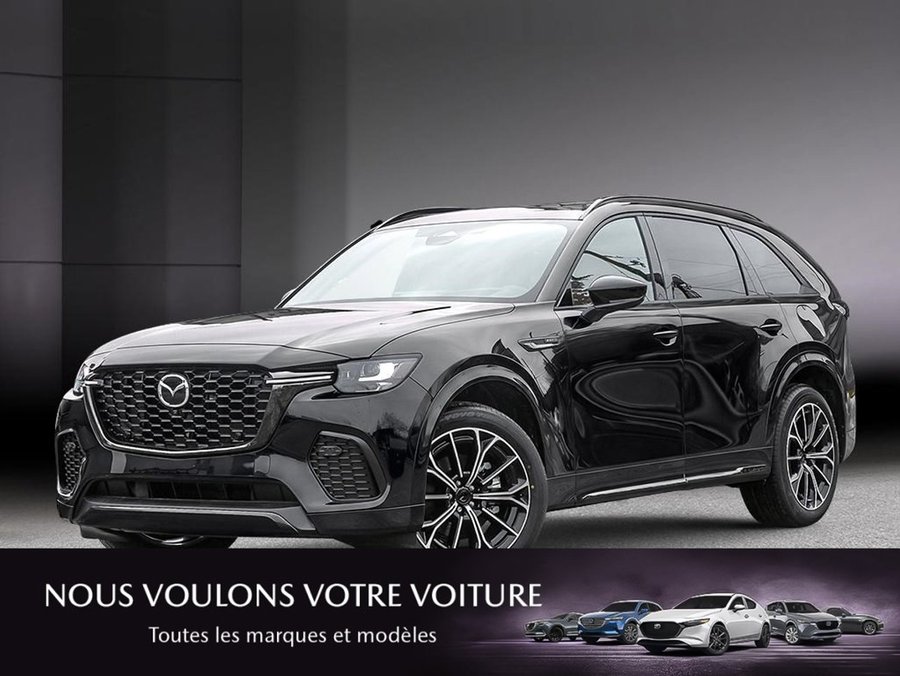 Mazda CX-70 hybride rechargeable Signature 2026 Noir de jais mica