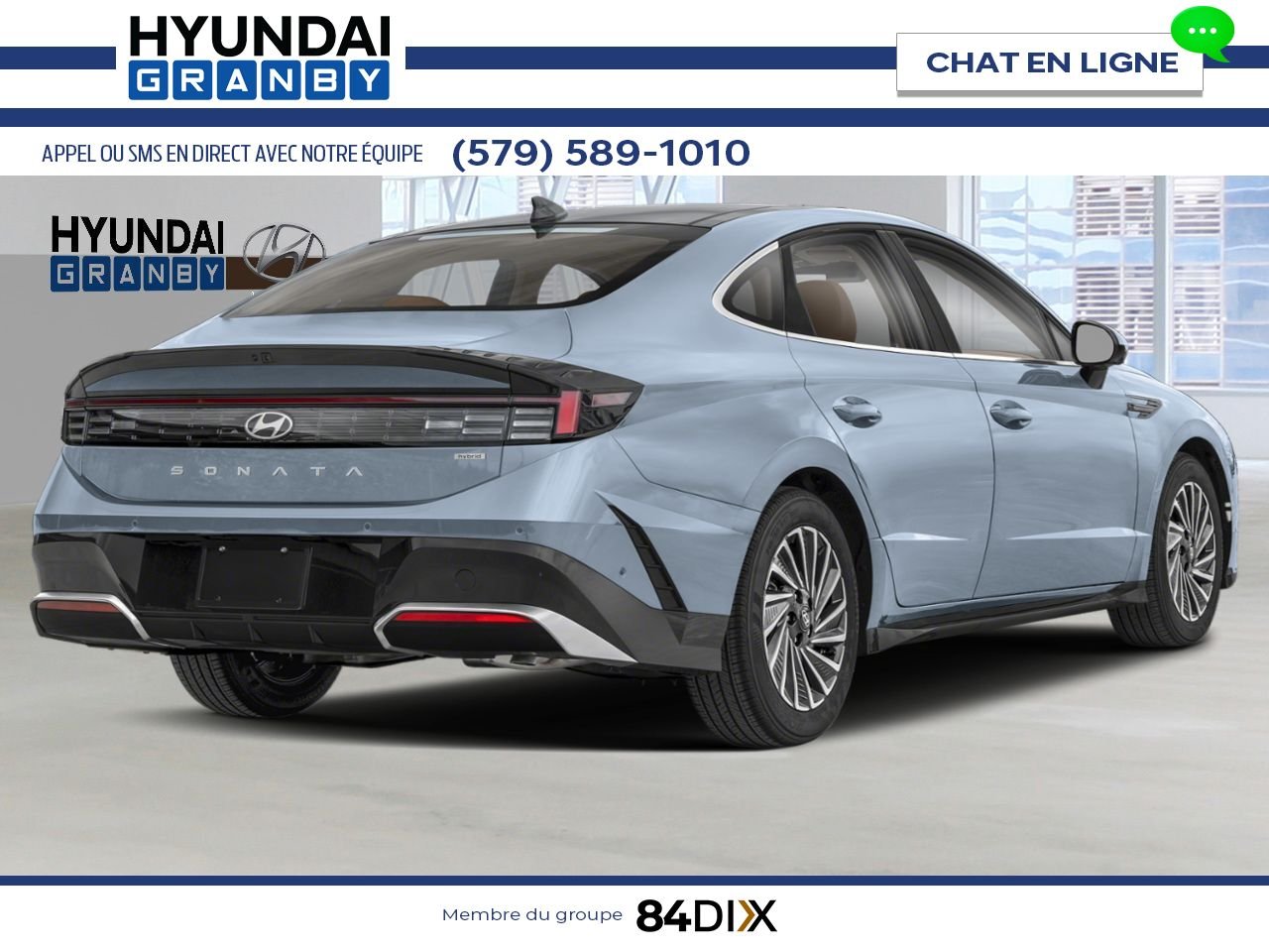 HYUNDAI Sonata Hybride 2026 Bleu transmission Granby - photo #1