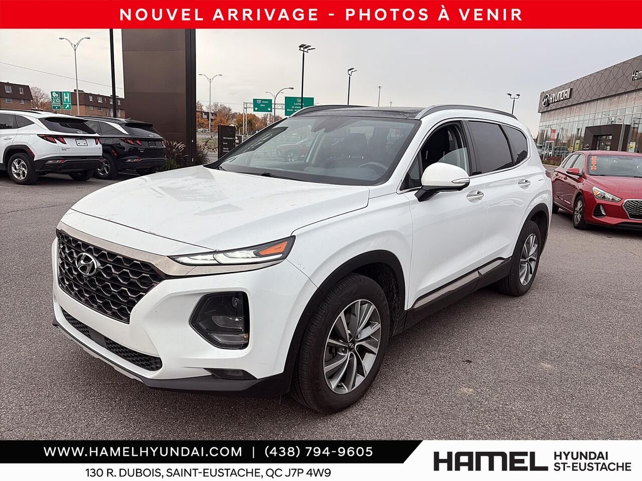 Hyundai Santa Fe 2020 Blanc Saint-Eustache - photo #2