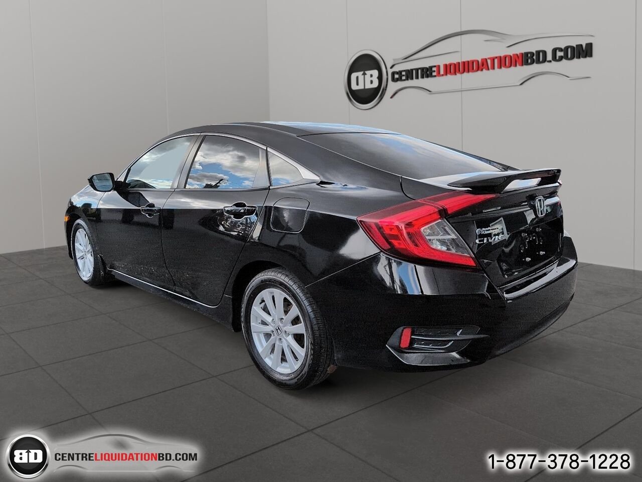 2016 Honda Civic Berline LX 4 portes CVT | BD0437 Black Granby - photo #7