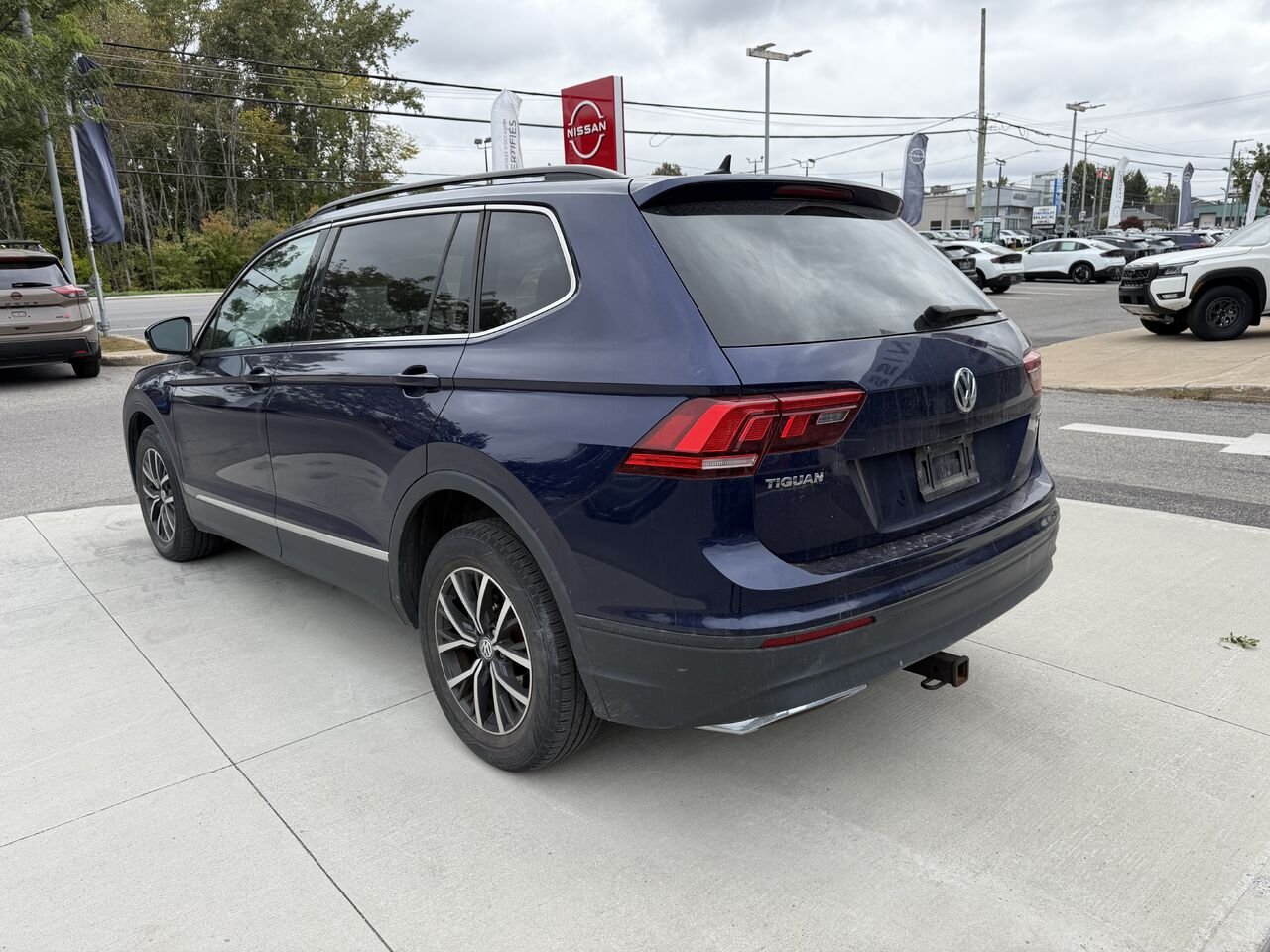 Volkswagen Tiguan jamais accidenté toit ouvrant panoramique un seul propriétaire 2021 Bleu Châteauguay - photo #9