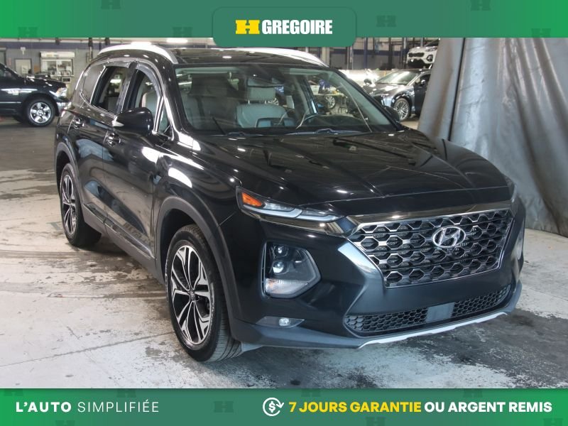 Hyundai Santa Fe 821912 | Ultimate AWD AUTO A/C MAGS CUIR TOIT NAV CAM RECUL 2020 Noir Laval - photo #0