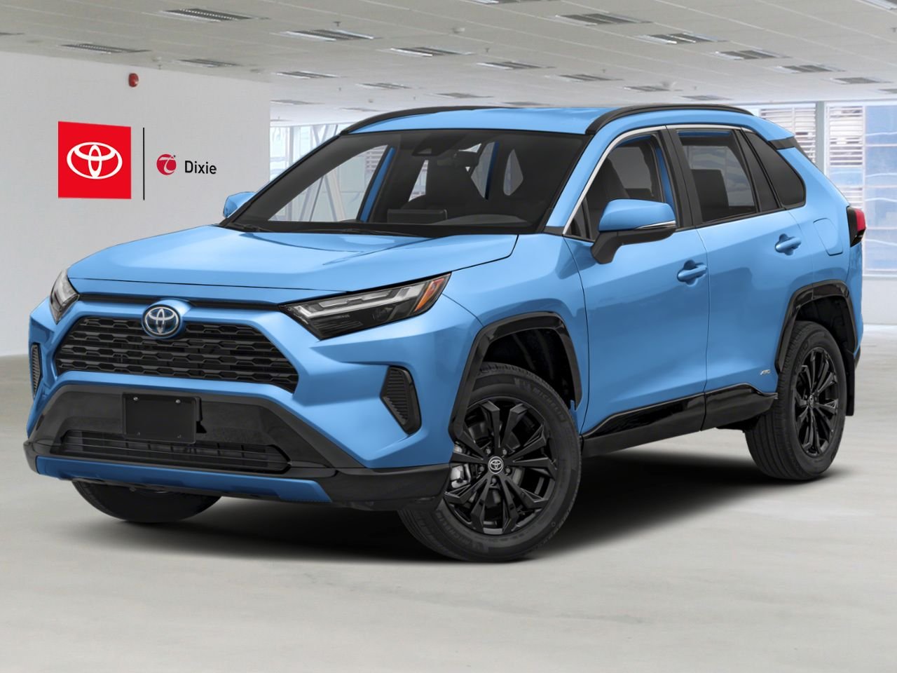2025 Toyota RAV4 HYBRID SE AWD / HEATED SEATS / MOONROOF / ALLOY WHEELS / CARPLAY AND ANDROID AUTO Blue Mississauga - photo #0