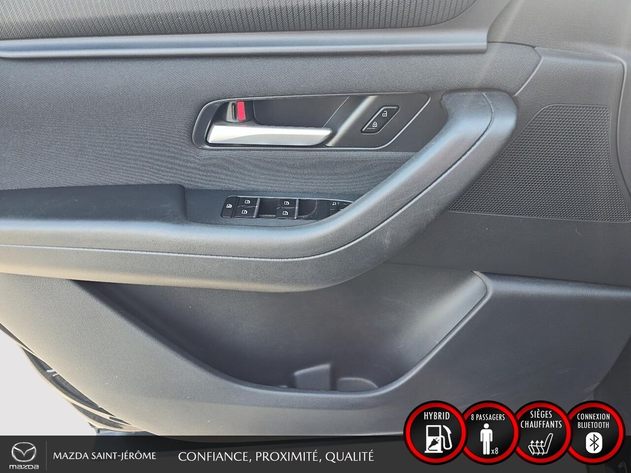 2024 Mazda CX-90 hybride rechargeable GS | 1 PROPRIÉTAIRE | JAMAIS ACCIDENTÉ | HYBRIDE RECHARGEABLE | AWD | DÉMARREUR À DISTANCE Black Saint-Jérôme - photo #11