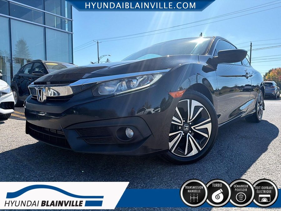 2017 Honda Civic Coupé EX-T 2 portes BM Black