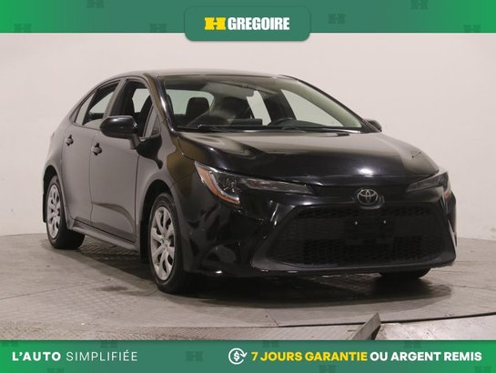 2022 Toyota Corolla LE AUTO AC GR ELECT CAM RECUL BLEUTOOTH Black