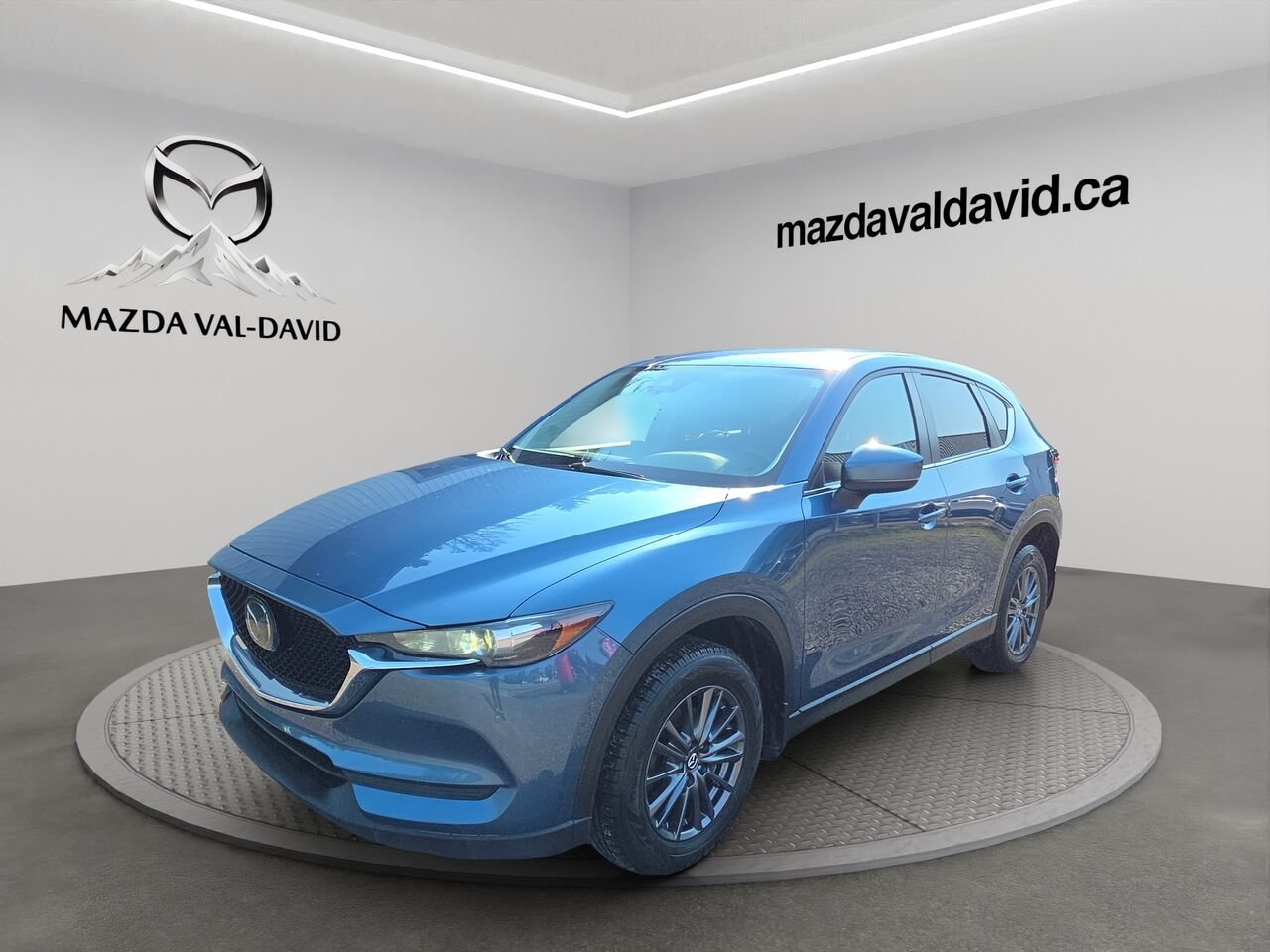 Mazda CX-5 GS TI BA, bluetooth, Volant chauffant, commande audio au volant 2021 Bleu Val-David - photo #0