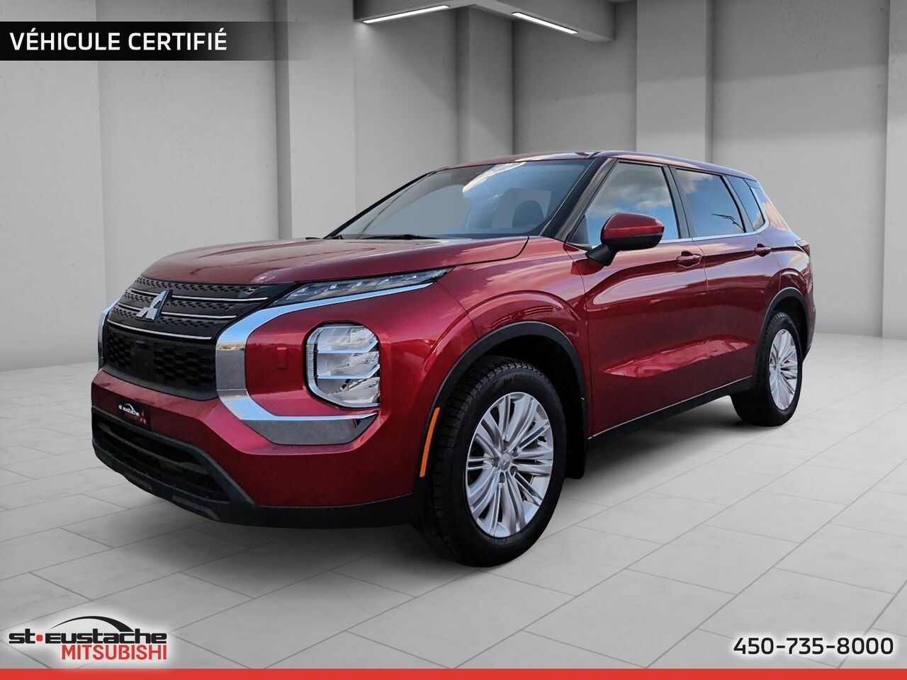 Red 2024 Mitsubishi Outlander SUV / Crossover All-Wheel Drive Automatic