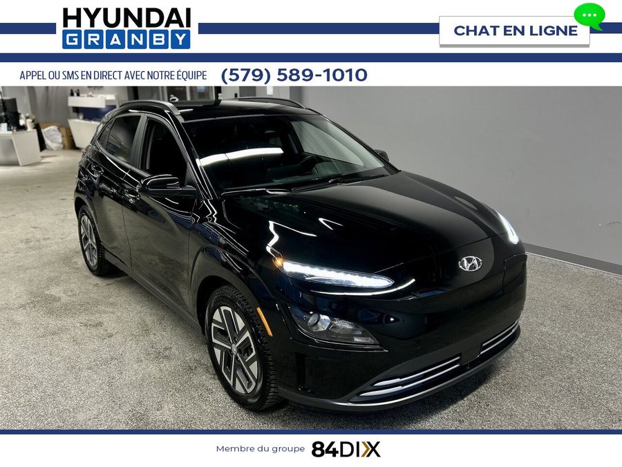 Hyundai Kona électrique Preferred 2023 Noir