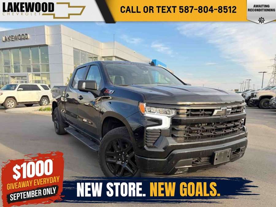 2024 Chevrolet Silverado 1500 RST Premium True North 5.3L Z71 | Power Sunroof Black