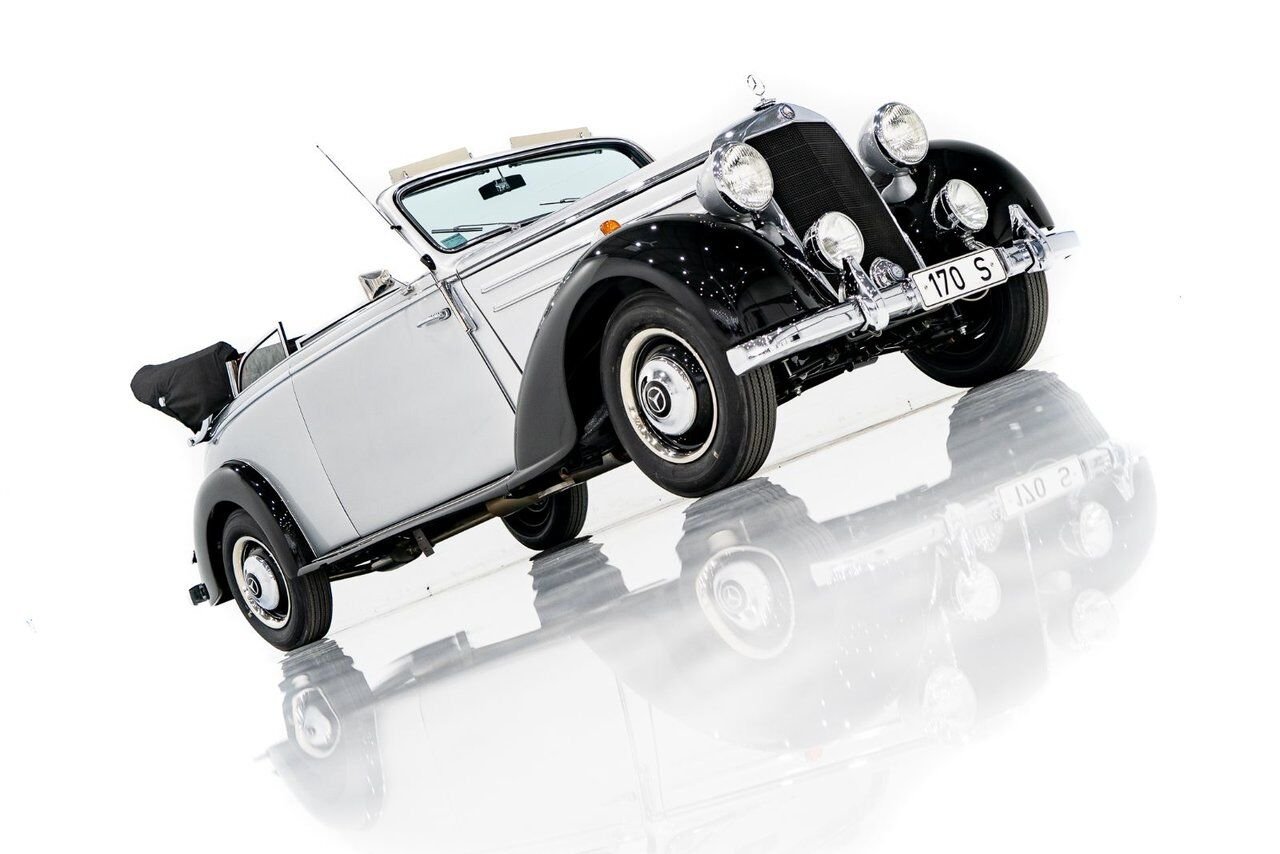 Mercedes-Benz 170S Cabriolet B Wonderfully Presented Old Restoration 1950 Gris Montréal - photo #61