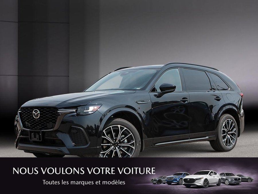 Mazda CX-70 hybride léger Signature 2026 Noir de jais mica
