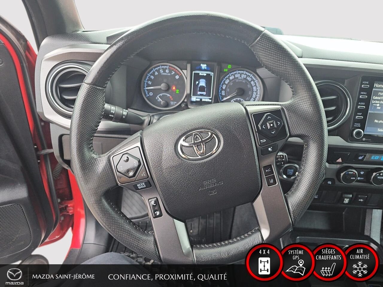 2021 Toyota Tacoma TRD SPORT | 1 PROPRIÉTAIRE | CREWCAB | V6 | 4X4 | AUTOMATIQUE Red Saint-Jérôme - photo #13