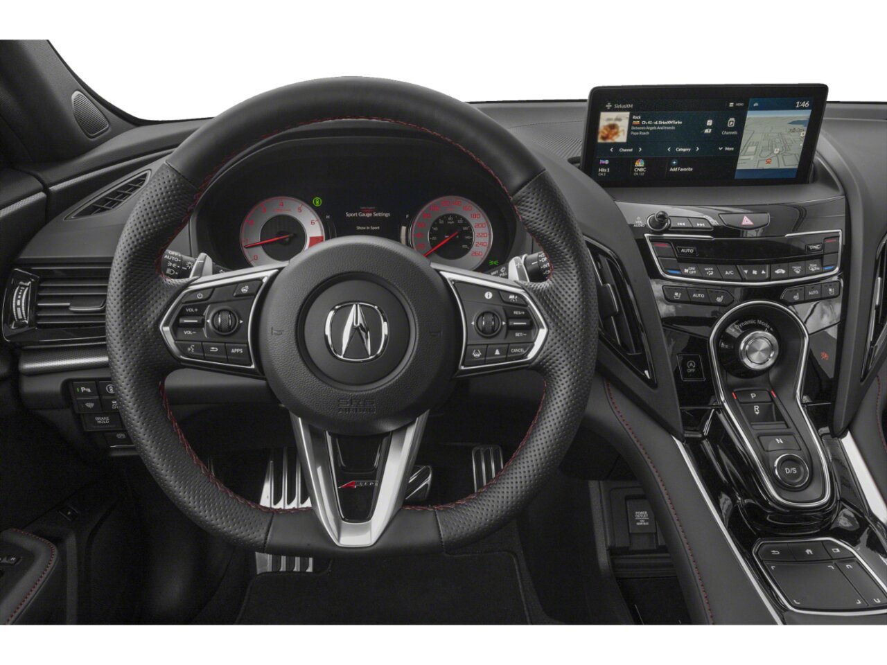 Acura RDX A-Spec 2023 LIQUID CARBON METALLIC(NH-885MX)-RED Saint-Eustache - photo #6