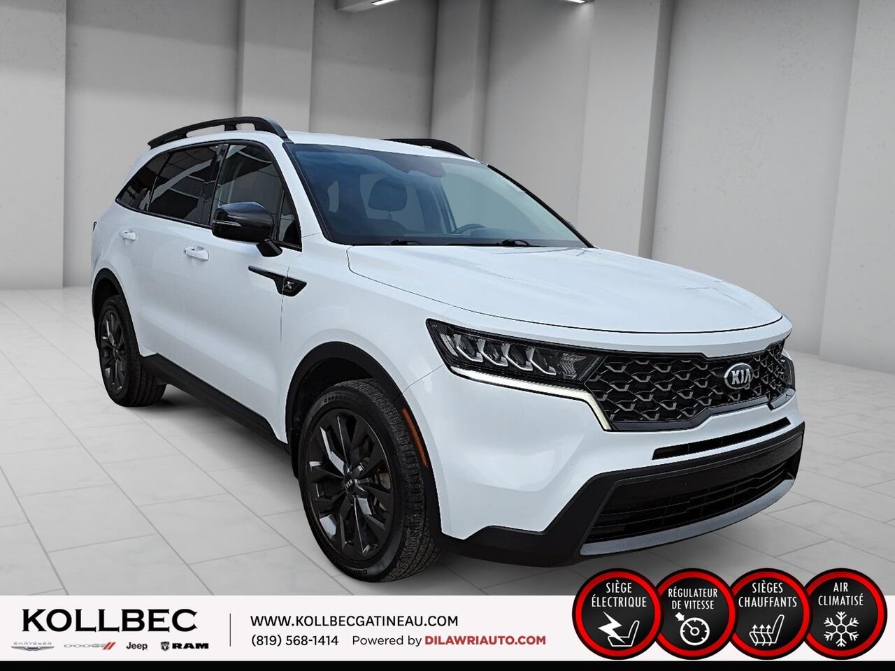 2021 KIA SORENTO X-Line AWD White Ottawa & Gatineau - photo #12