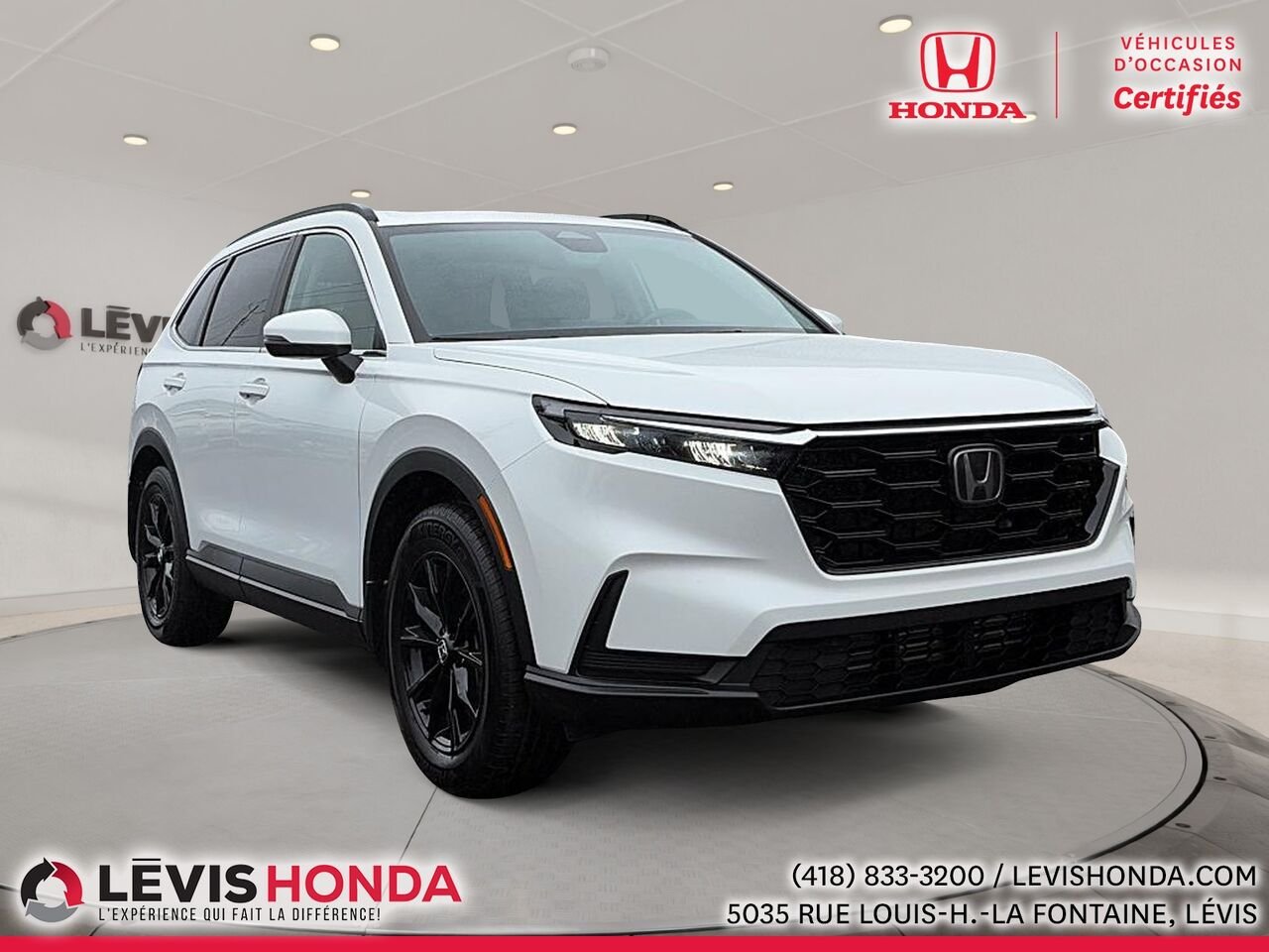 2023 Honda CR-V Sport AWD Sport Traction Intégrale White Lévis - photo #4