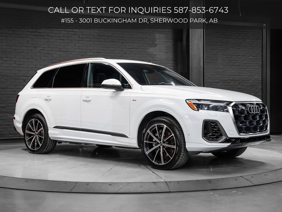2026 Audi Q7 Progressiv | S-Line Package | Panoramic Sunroof | Heated and Ventilated Seats