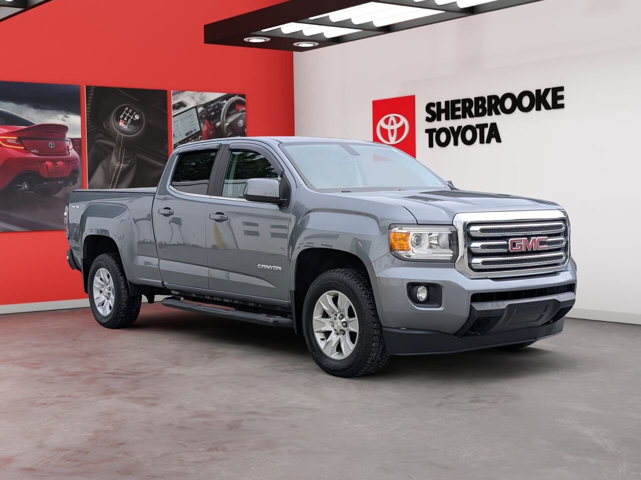 2018 GMC Canyon 1GTG6CEN7J1209170 Grey Sherbrooke - photo #1