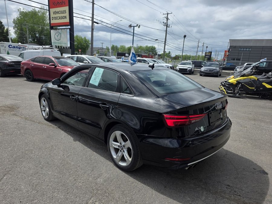 2018 Audi A3 berline 2018 Black
