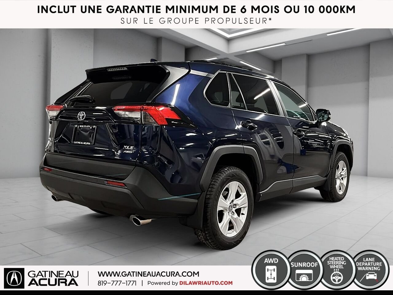 Toyota RAV4 XLE AWD 2020 Bleu Gatineau - photo #15