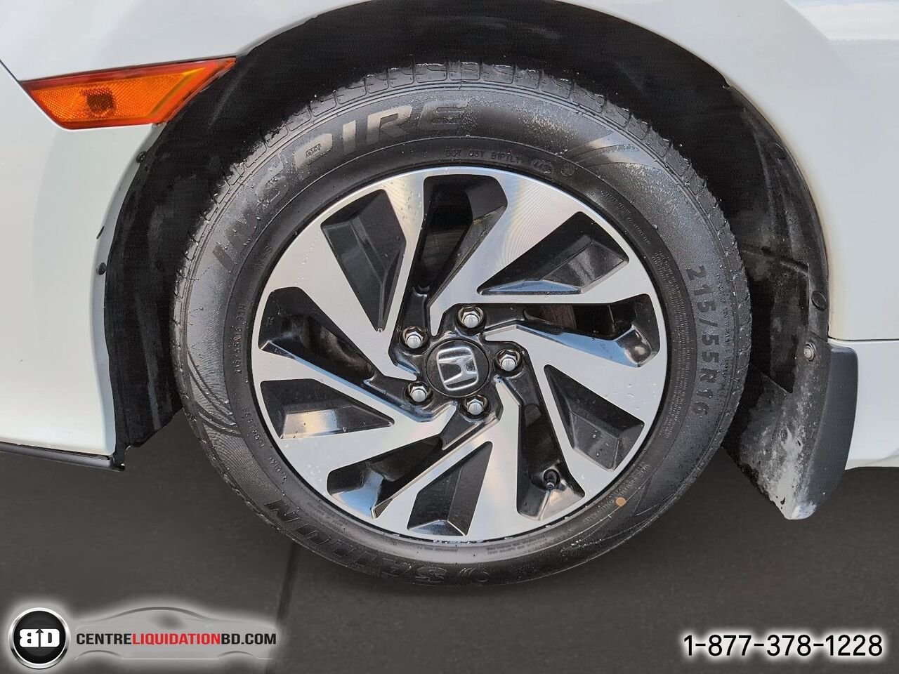 2017 Honda Civic Hayon LX CVT 5 portes | BD0438 White Granby - photo #11