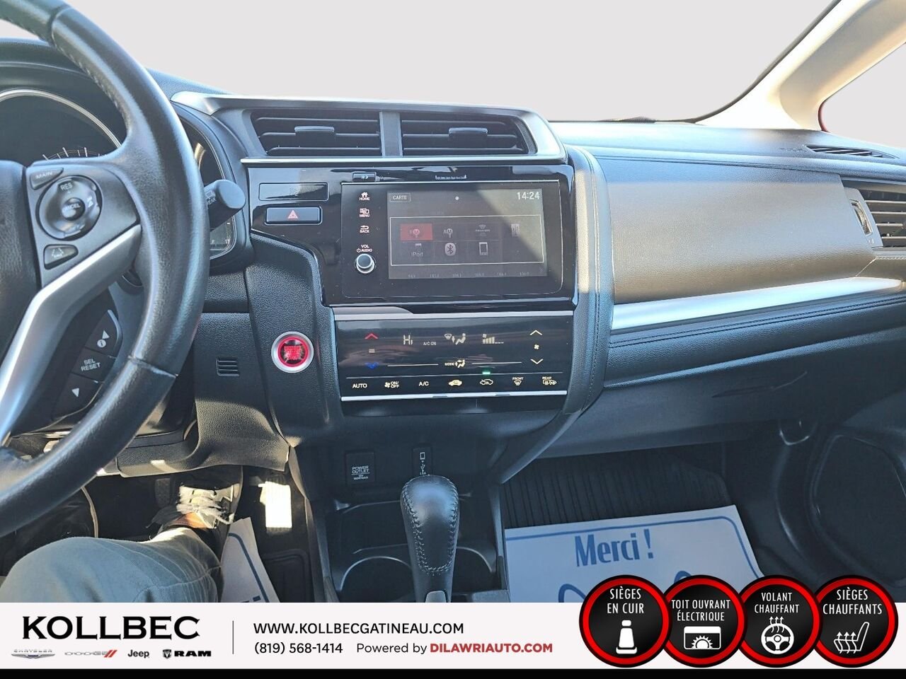HONDA FIT EX-L Navi 2018 Rouge Ottawa & Gatineau - photo #25