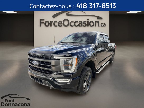 Ford F-150 LARIAT cabine SuperCrew - BOÎTE DE 6,5PI - 502A - MOTEUR POWERBOOST - 3,5 HYBRIDE - CUIR -TOIT PANO 2023 Noir