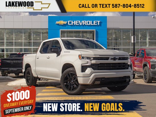 2025 Chevrolet Silverado 1500 RST Premium True North 5.3L | Power Sunroof White