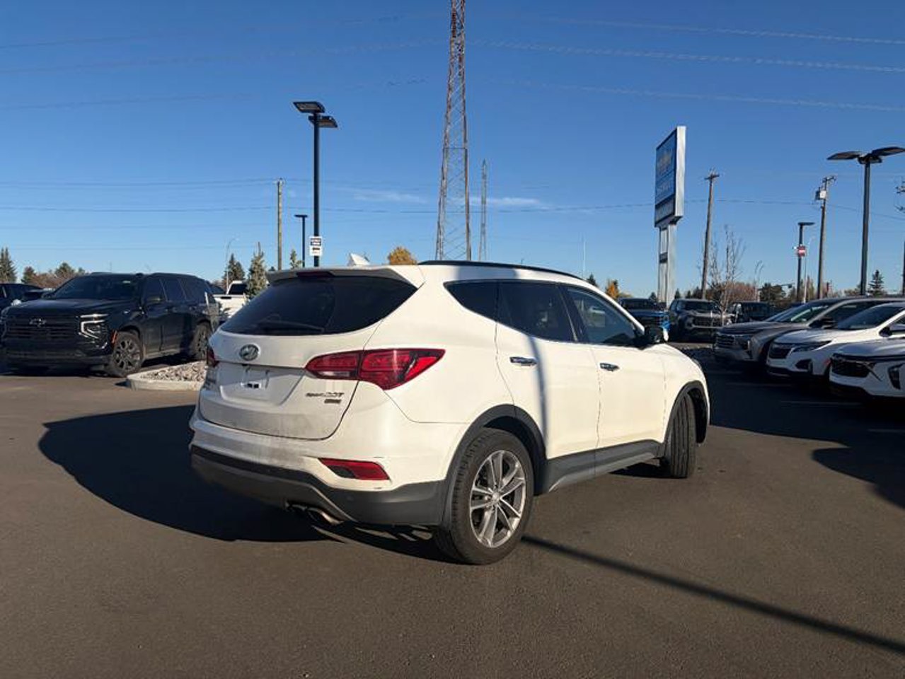 2017 Hyundai Santa Fe Sport AWD 4dr 2.0T Limited White Sherwood Park - photo #4