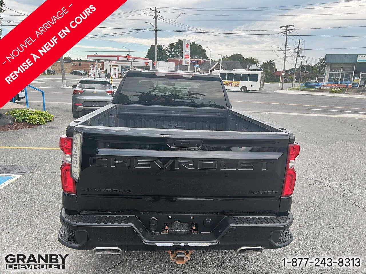 2021 Chevrolet Silverado 1500 Custom CREW BOITE 6.6 | G3868 Black Granby - photo #6