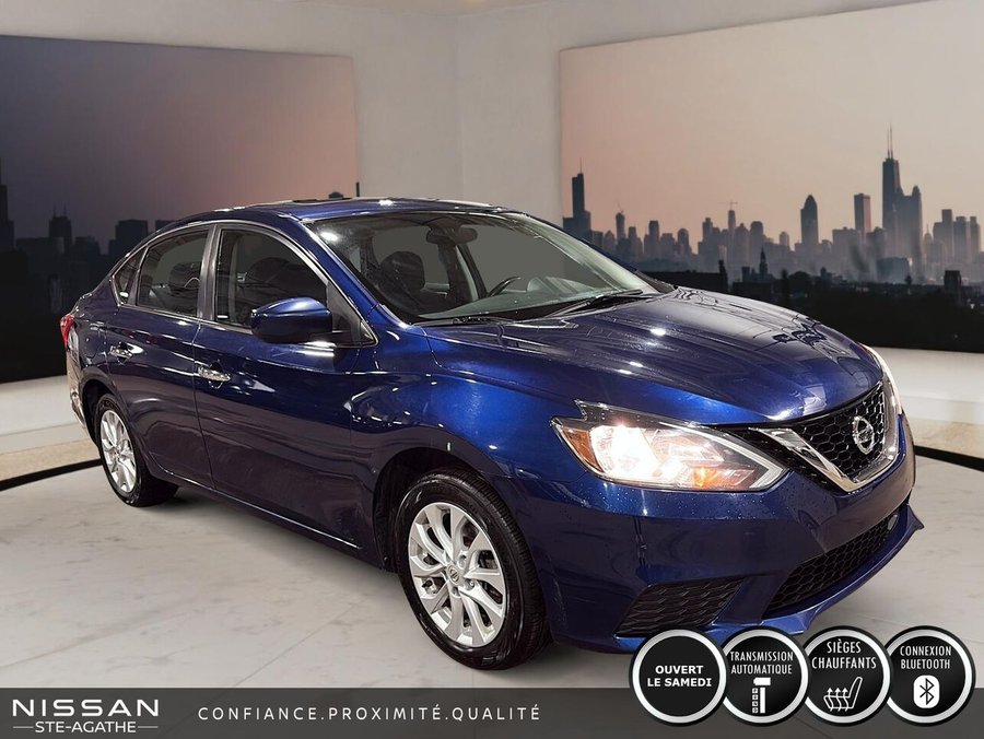 Nissan Sentra SV | AUTOMATIQUE | CLIMATISATION | GROUPE ÉLECTRIQUE | 110 719 KM 2019 Bleu