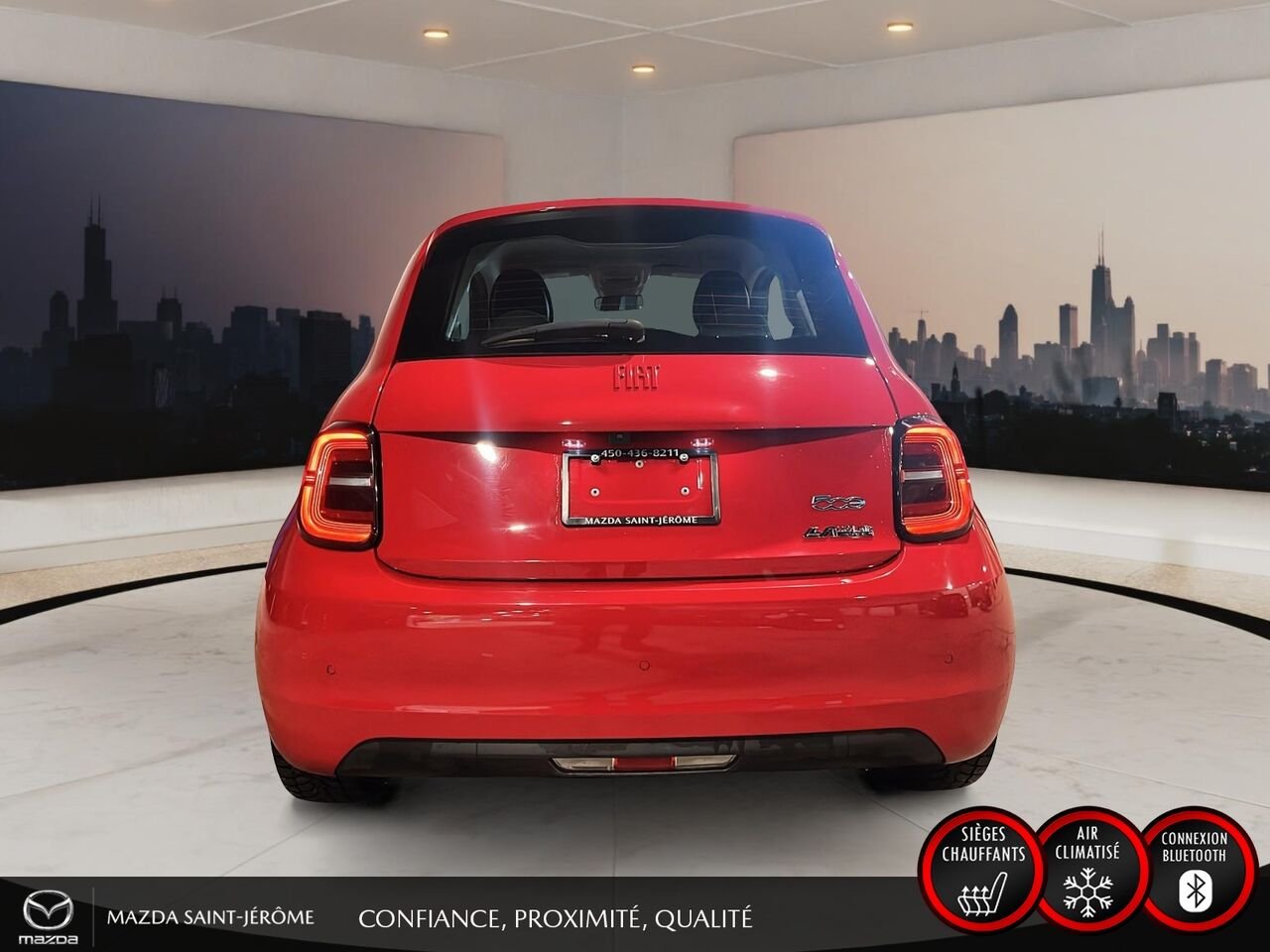 2024 FIAT 500e Édition (RED) | 100 % ÉLECTRIQUE | SEULEMENT 17 026 KM | CARFAX VIERGE Red Saint-Jérôme - photo #6