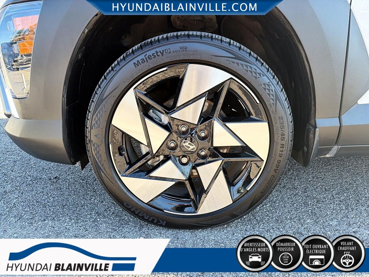 2025 Hyundai Kona White Blainville - photo #7
