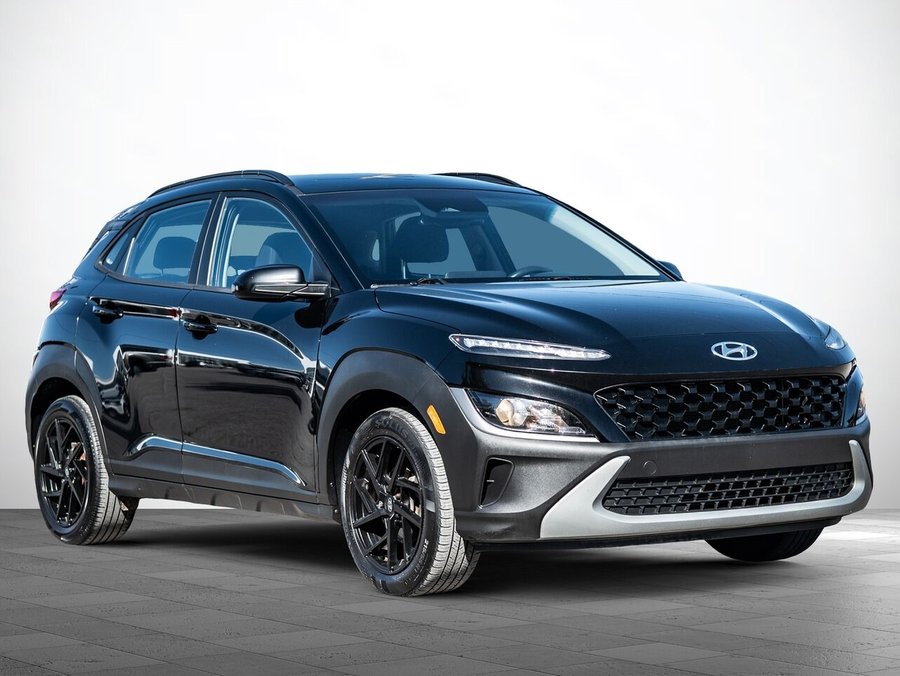 2023 Hyundai Kona PREFERRED VOLANT + SIEGES CHAUFFANT CAMERA ANTIVOL Black