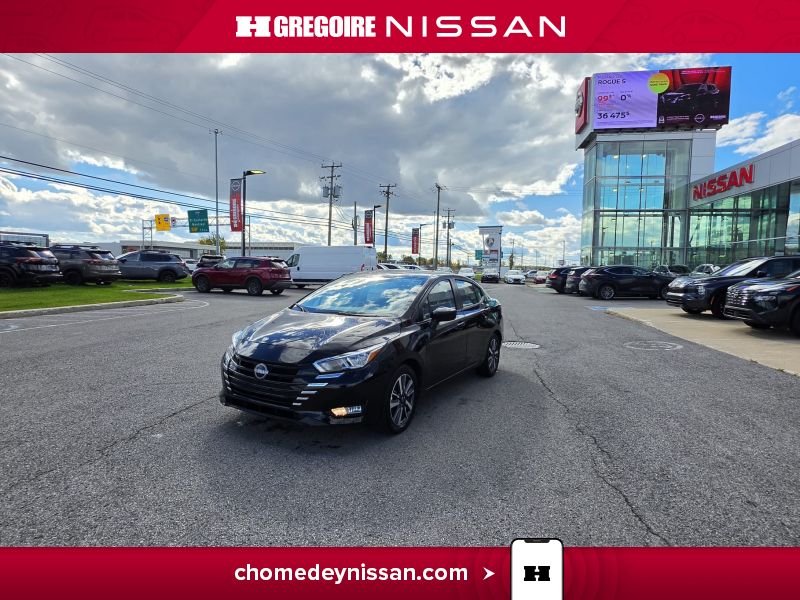 Nissan Versa SV * Mag * Carplay * Caméra * Cruise 2025 Noir