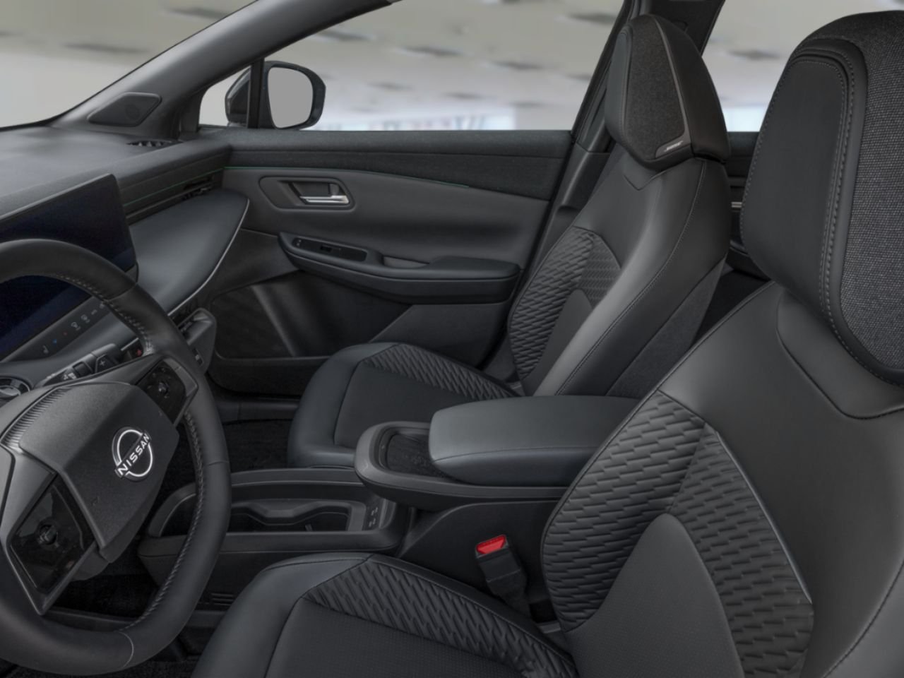 2026 Nissan LEAF Red Metallic/Black Laval - photo #7