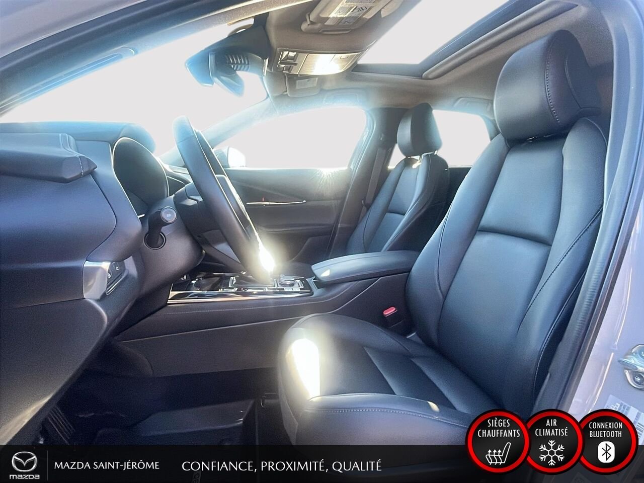 Mazda CX-30 GS LUXE | 1 PROPRIÉTAIRE | JAMAIS ACCIDENTÉ | TOIT OUVRANT | CUIR | AWD 2025 Gris Saint-Jérôme - photo #17