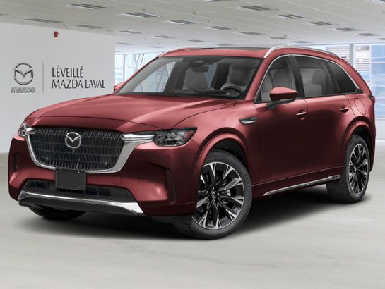 Mazda CX-90 hybride léger Signature TI 2026 Rouge artisanal métallisé