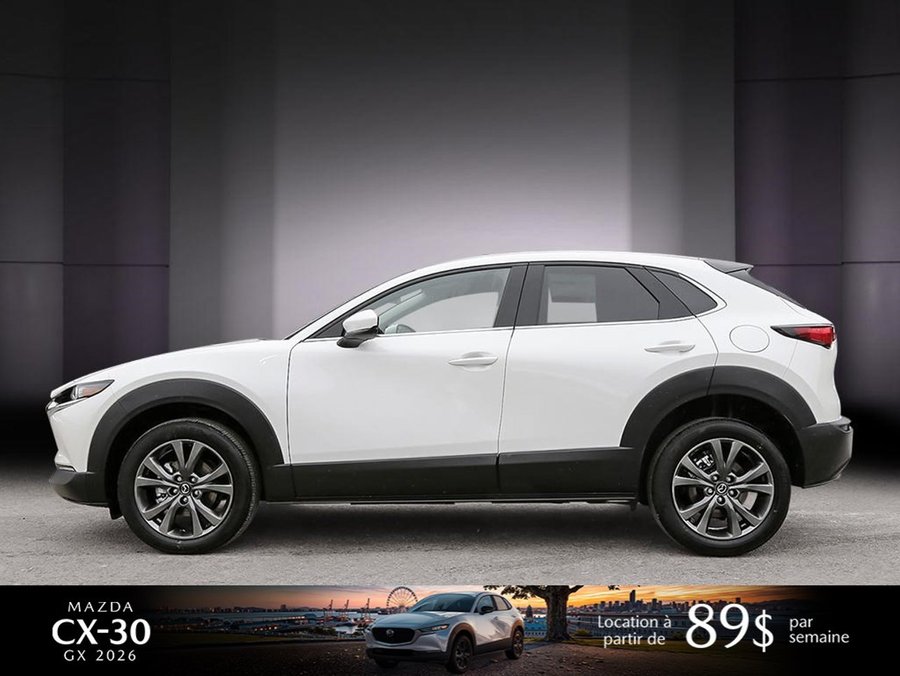2026 Mazda CX-30 GS Snowflake White Pearl