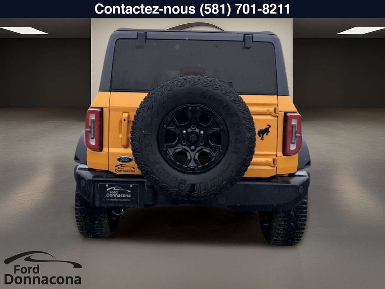 2021 Ford Bronco Yellow  - photo #7
