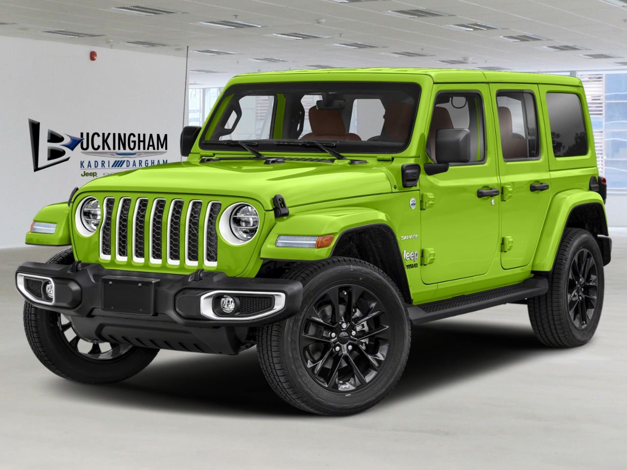 Jeep Wrangler Sahara 2021 Vert Gatineau - photo #0