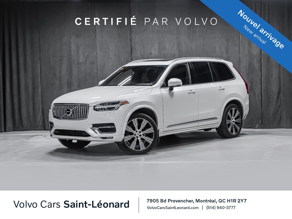 Volvo XC90 B6 PLUS BRIGHT 7 PLACES 2023 Blanc Montréal - photo #0