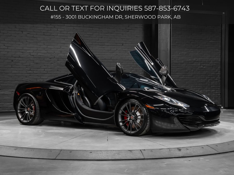 2012 McLaren MP4-12C | Carbon Interior & Exterior Trim | Soft Close Doors | Full Vehicle PPF Black
