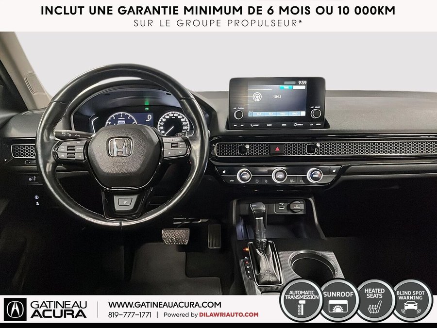 Honda Civic EX 2022 Noir