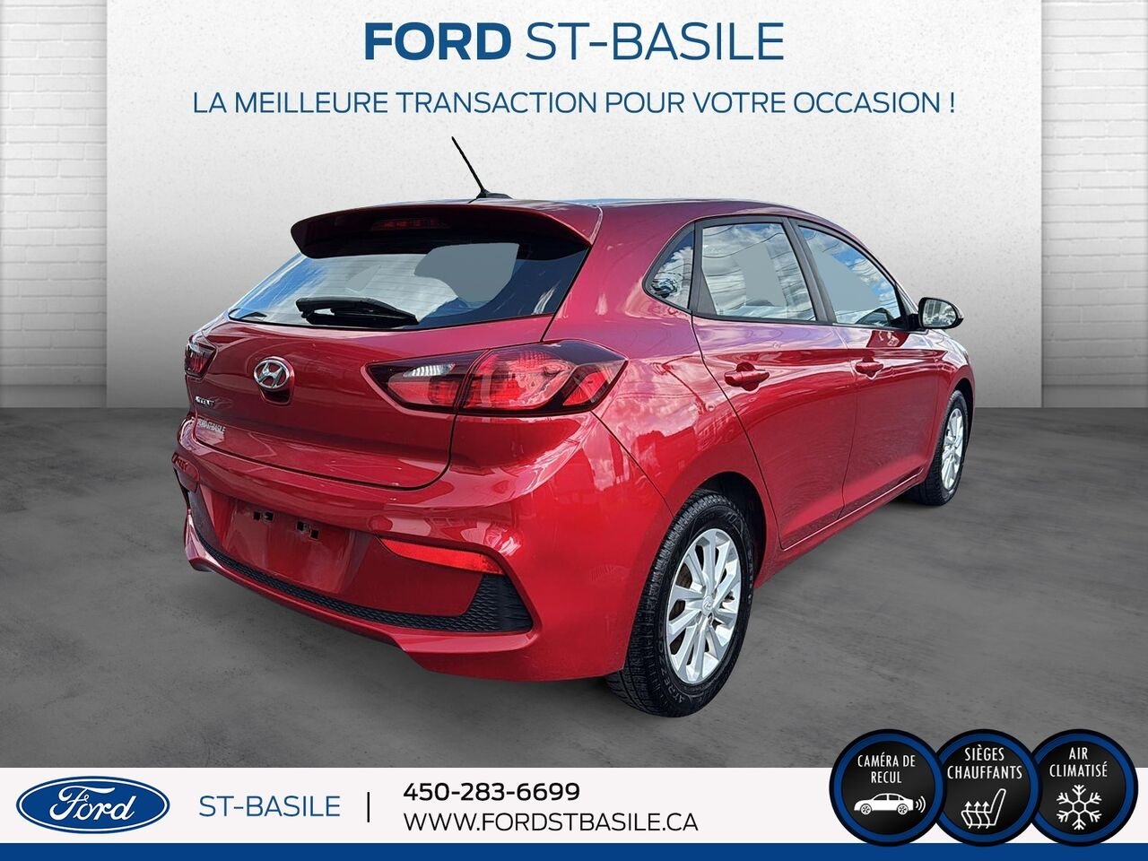 2019 HYUNDAI ACCENT Red Saint-Basile-le-Grand - photo #8